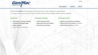 Genimac confie la nouvelle version de son site web  iSolu.net